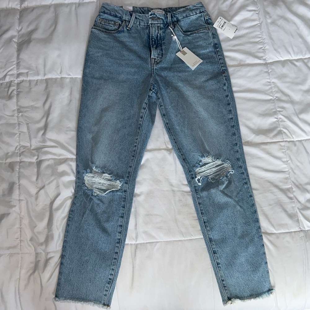 Good American Light Wash Jeans